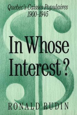 Book cover for In Whose Interest?