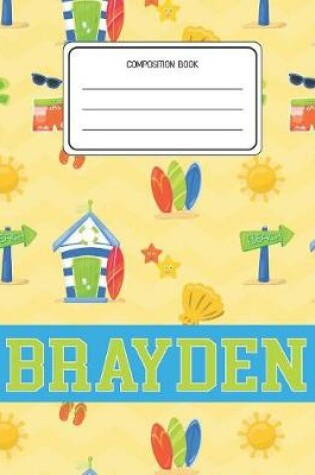 Cover of Composition Book Brayden