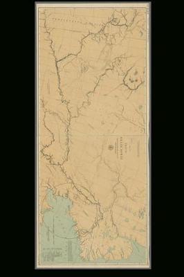 Book cover for Vintage 1898 Map of Yukon River, Alaska Journal