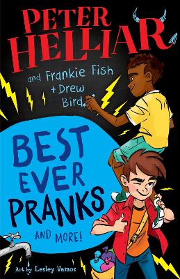 Book cover for Best Ever Pranks (and More!) by Frankie Fish and Drew Bird