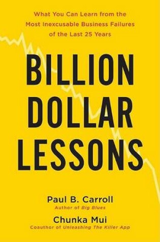 Cover of Billion-Dollar Lessons