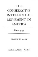 Book cover for Conservative Intellect Movem