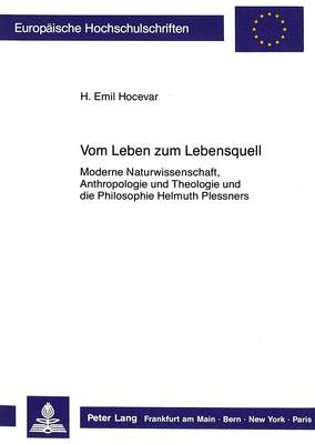 Book cover for Vom Leben Zum Lebensquell