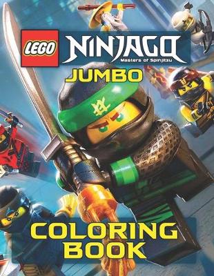Book cover for LEGO NINJAGO JUMBO Coloring Book