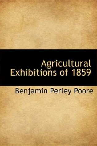 Cover of Agricultural Exhibitions of 1859