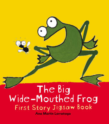 Book cover for The Big Wide-mouthed Frog Jigsaw Book