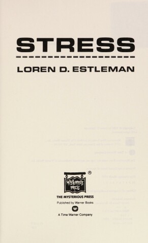 Book cover for Stress