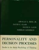 Book cover for Personality and Decision Processes