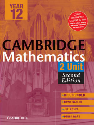 Book cover for Cambridge 2 Unit Mathematics Year 12 Colour Version with Student CD-ROM