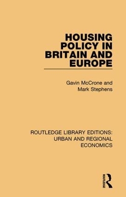 Book cover for Housing Policy in Britain and Europe