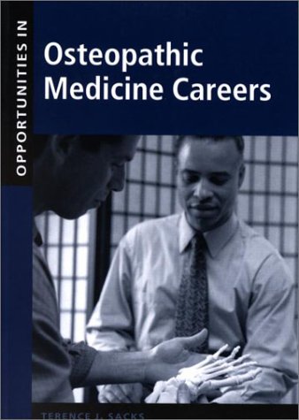 Book cover for Opportunities in Osteopathic Medicine Careers