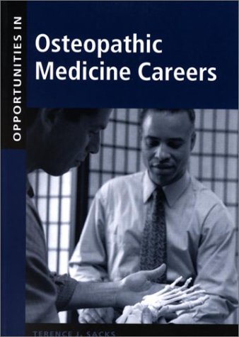 Cover of Opportunities in Osteopathic Medicine Careers