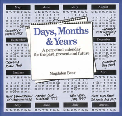 Book cover for Days, Months and Years