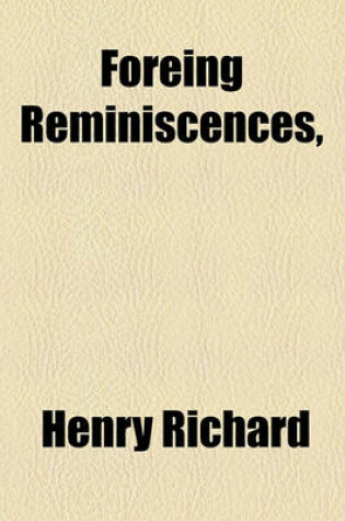 Cover of Foreing Reminiscences