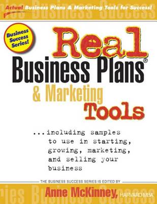 Book cover for Real Business Plans and Marketing Tools