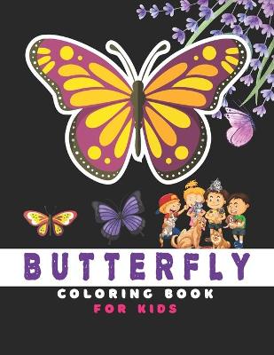 Book cover for Butterfly Coloring Book For Kids