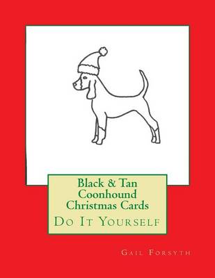 Book cover for Black & Tan Coonhound Christmas Cards