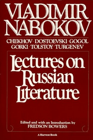Cover of Lectures on Russian Literature
