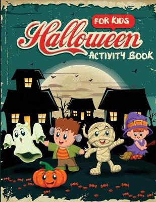 Book cover for Halloween Activity Book for Kids