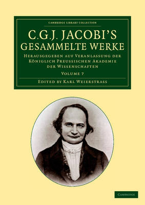 Cover of C. G. J. Jacobi's Gesammelte Werke