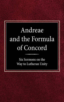 Book cover for Andreae and the Formula of Concord