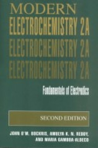 Cover of Modern Electrochemistry