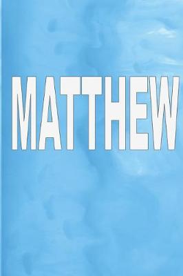 Book cover for Matthew