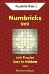 Book cover for Puzzles for Brain Numbricks - 200 Easy to Medium 9x9 vol. 6