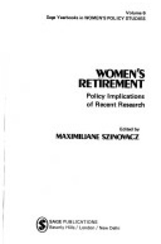 Cover of Women′s Retirement