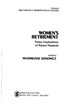 Cover of Women′s Retirement