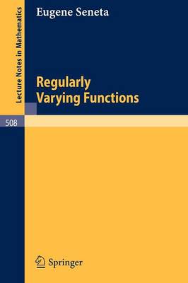 Cover of Regularly Varying Functions