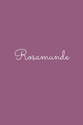 Book cover for Rosamunde