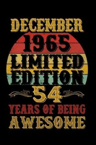 Cover of December 1965 Limited Edition 54 Years Of Being Awesome