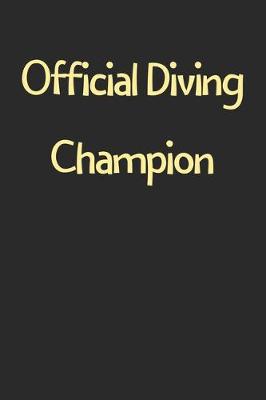 Book cover for Official Diving Champion