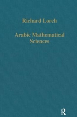 Cover of Arabic Mathematical Sciences