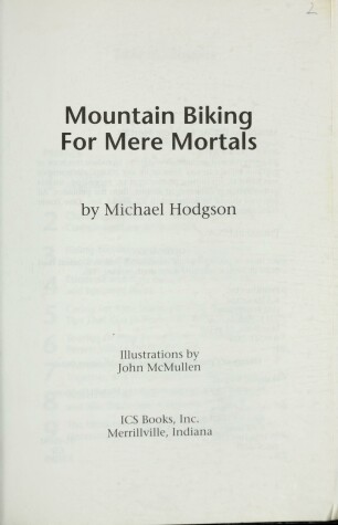 Book cover for Mountain Biking for Mere Mortals