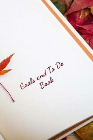 Cover of Goals and To Do Book