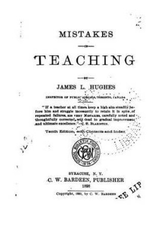 Cover of Mistakes in teaching