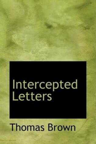 Cover of Intercepted Letters