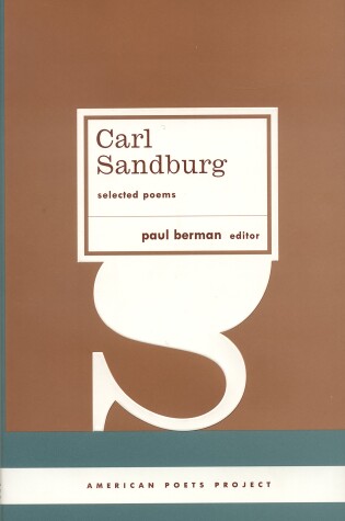 Cover of Carl Sandburg: Selected Poems