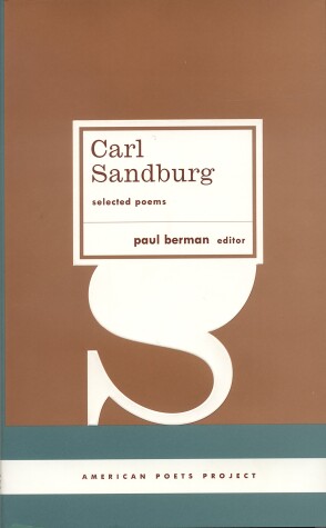 Book cover for Carl Sandburg: Selected Poems