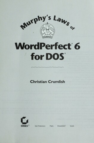 Cover of Murphy's Laws WordPerfect 6 for DOS