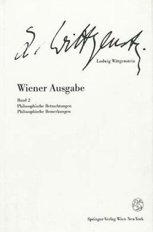 Cover of Ludwig Wittgenstein: Band 2
