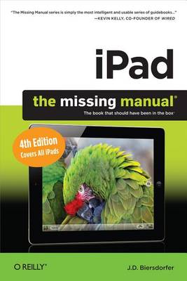 Book cover for iPad: The Missing Manual