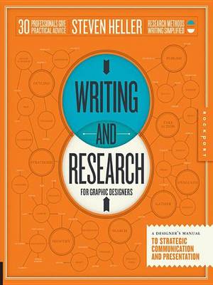 Book cover for Writing and Research for Graphic Designers: A Designer's Manual to Strategic Communication and Presentation