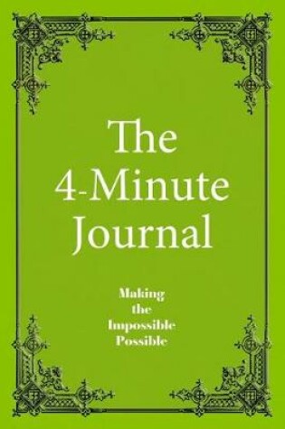 Cover of The 4-Minute Journal - Dated Lime Green