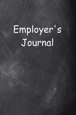 Cover of Employer's Journal Chalkboard Design