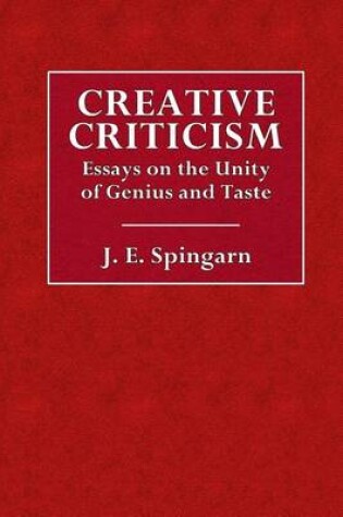 Cover of Creative Criticism