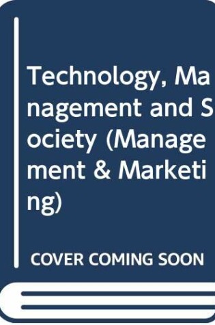 Cover of Technology, Management and Society