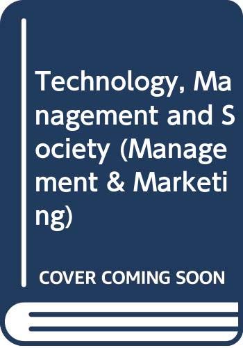 Cover of Technology, Management and Society